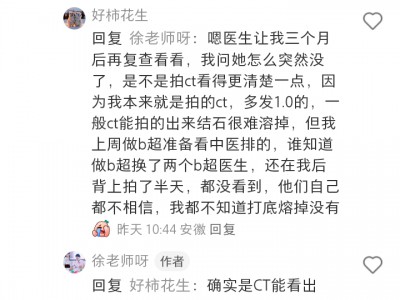 胆囊病友案例：胆结石消失24N