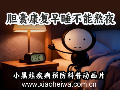 第6集《胆囊康复早睡不能熬夜》原创胆囊疾病预防科普动画片