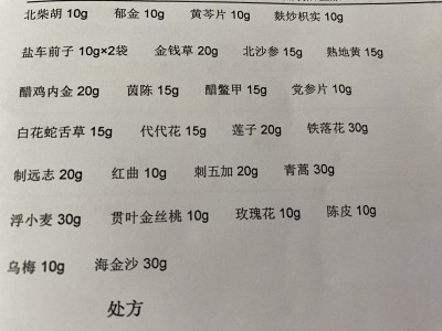 治疗胆囊疾病的中药方50